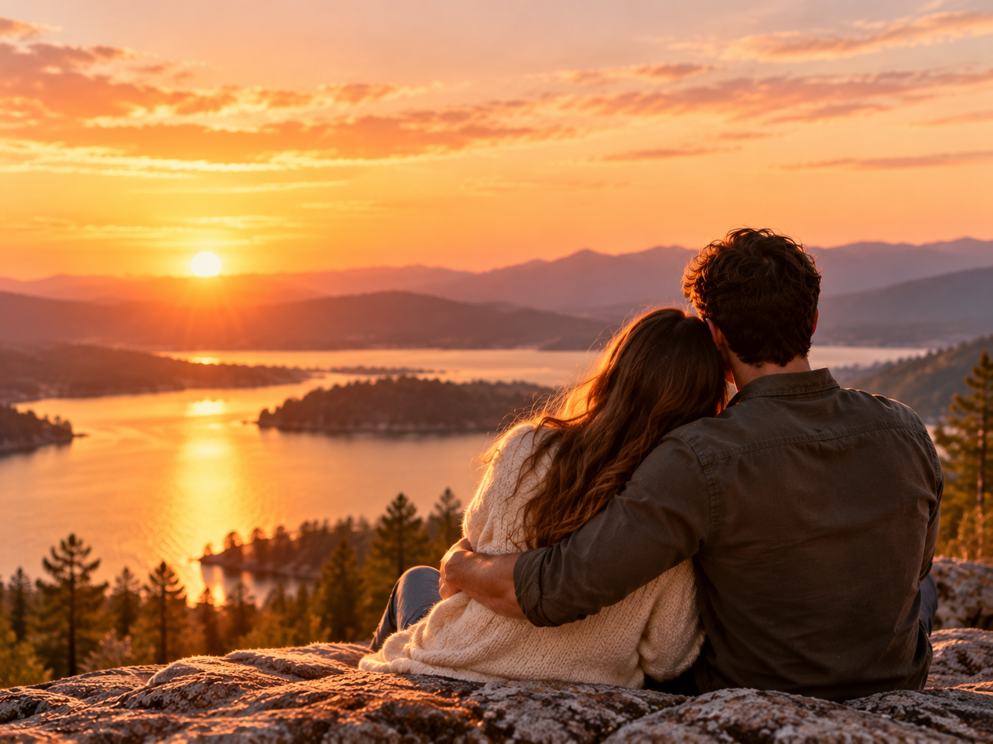 A warm, personal moment for husband